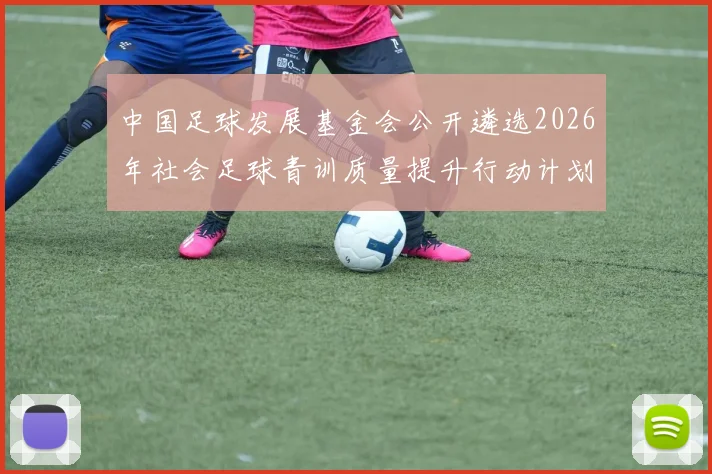 中国足球发展基金会公开遴选2026年社会足球青训质量提升行动计划受资助机构：申请条件、流程全解析与资质提升指南